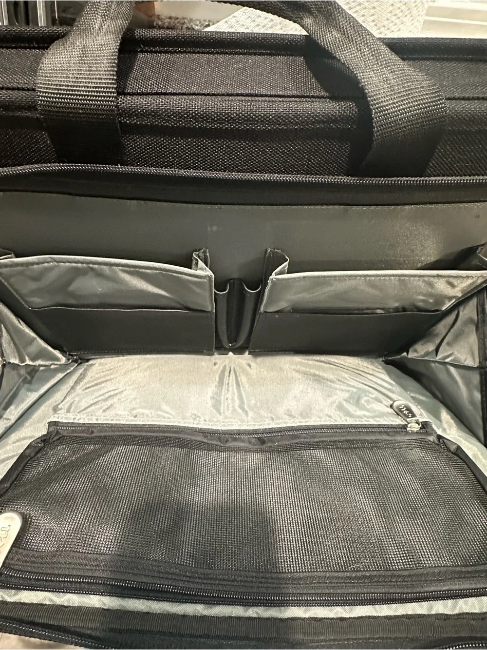Dell Black Laptop Bag with Front Zip Pocket